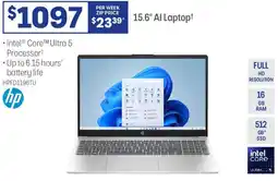 Officeworks hp 15.6" Al Laptopt offer