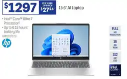 Officeworks hp 15.6" AI Laptop offer