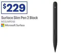 Officeworks Microsoft Surface Pen 2 Black MSSLIMPENB offer