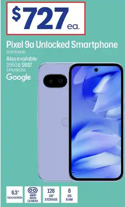 Officeworks Google Pixel 9a Unlocked Smartphone offer