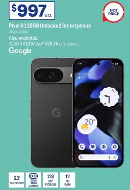 Officeworks Google Pixel 9 128GB Unlocked Smartphone offer