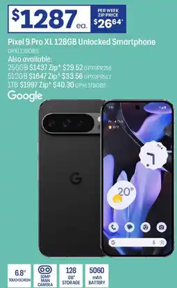 Officeworks Google Pixel 9 Pro XL Unlocked Smartphone offer