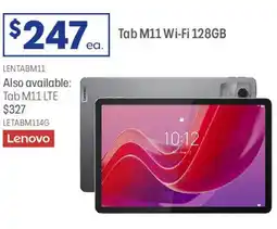 Officeworks Lenovo Tab M11 Wi-Fi 128GB offer