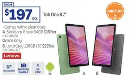 Officeworks Lenovo Seafoam Green 64GB offer