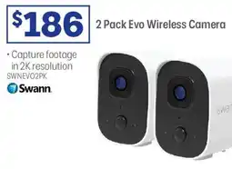 Officeworks Swann 2 Pack Evo Wireless Camera offer