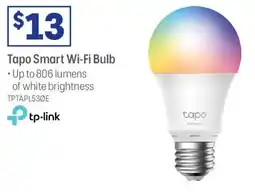 Officeworks tp-link Tapo Smart Wi-Fi Bulb offer