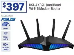 Officeworks Asus DSL-AX82U Dual Band Wi-Fi 6 Modem Router offer