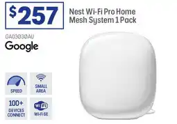 Officeworks Google Nest Wi-Fi Pro Home Mesh System 1 Pack offer