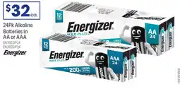 Officeworks Energizer MAX PLUS offer