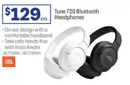 Officeworks JBL Tune 720 Bluetooth Headphones offer