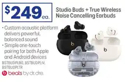 Officeworks beats Studio Buds + True Wireless Noise Cancelling Earbuds offer