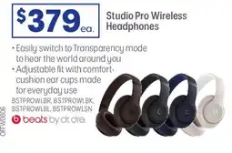 Officeworks Studio Pro Wireless Headphones offer