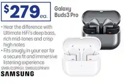 Officeworks SAMSUNG Galaxy Buds3 Pro offer