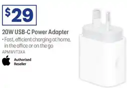 Officeworks 20W USB-C Power Adapter offer