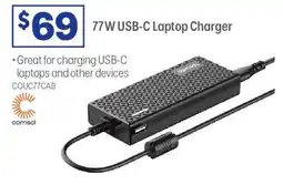 Officeworks comsol 77W USB-C Laptop Charger offer