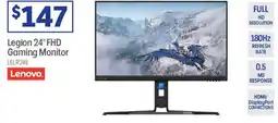 Officeworks Lenovo Legion 24" FHD Gaming Monitor offer