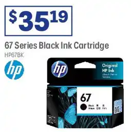 Officeworks 67 Series Black Ink Cartridge offer