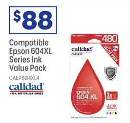 Officeworks calidad Compatible Epson 604XL Series Ink Value Pack offer