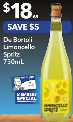 Supa Valu De Bortoli Limoncello Spritz offer
