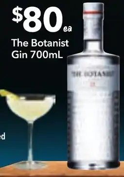 Supa Valu The Botanist Gin offer