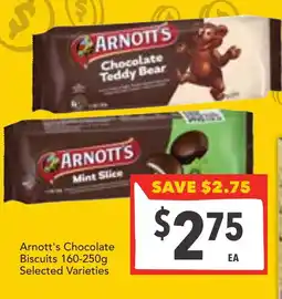 Supa Valu Arnott's Chocolate Biscuits Selected Varieties offer