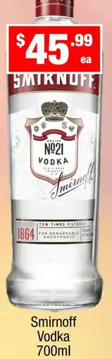 Liquor Stax Smirnoff Vodka offer