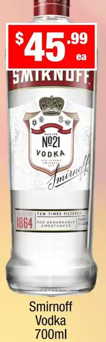 Liquor Stax Smirnoff Vodka offer