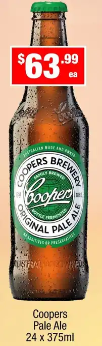 Liquor Stax Coopers Pale Ale offer