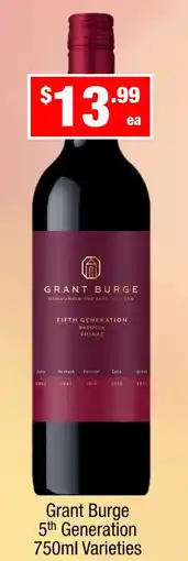Liquor Stax Grant Burge 5th Generation offer