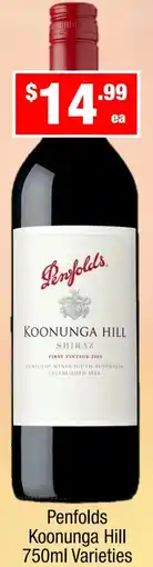 Liquor Stax Penfolds Koonunga Hill offer