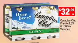 Liquor Stax Canadian Club Premix offer