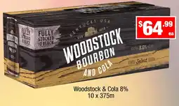 Liquor Stax Woodstock & Cola offer