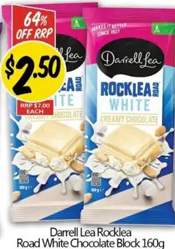 Not Quite Right Darrell Lea Rocklea Road White Chocolate Block offer