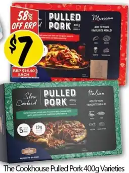 Not Quite Right The cookhouse pulled pork offer