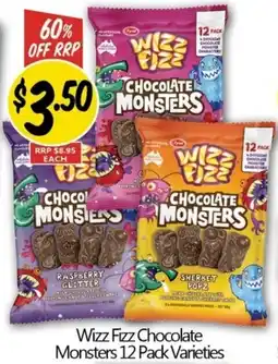 Not Quite Right Wizz fizz chocolate monsters offer