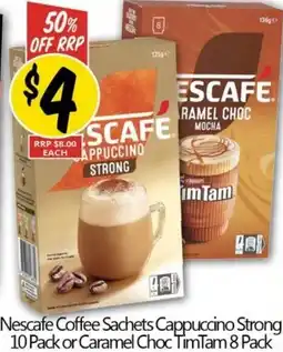 Not Quite Right Nescafe Coffee Sachets Cappuccino Strong offer