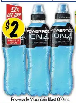 Not Quite Right Powerade Mountain Blast offer