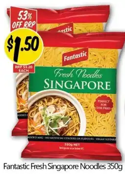 Not Quite Right Fantastic Fresh Singapore Noodles offer