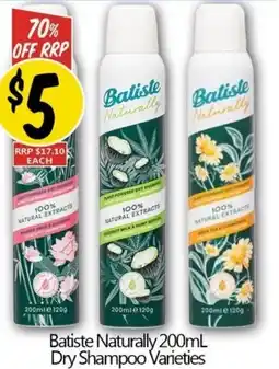 Not Quite Right Batiste Naturally Dry Shampoo Varieties offer