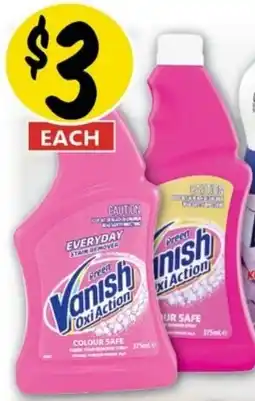 Not Quite Right Vanish Preen Oxi Action Stain Remover offer