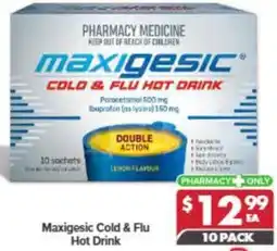 Pharmacy4Less Maxigesic Cold & Flu Hot Drink offer