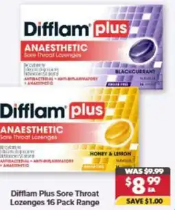 Pharmacy4Less Difflam Plus Sore Throat Lozenges offer