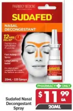 Pharmacy4Less Sudafed Nasal Decongestant Spray offer