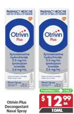 Pharmacy4Less Otrivin Plus Decongestant Nasal Spray offer