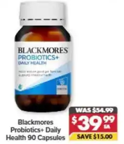 Pharmacy4Less Blackmores Probiotics+ Daily Health offer
