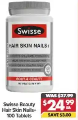 Pharmacy4Less Swisse Beauty Hair Skin Nails offer
