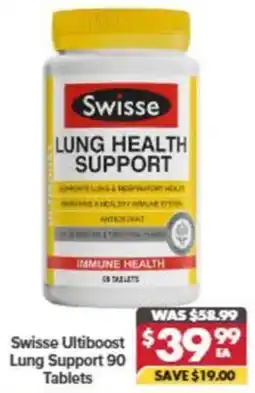 Pharmacy4Less Swisse Ultiboost Lung Support offer