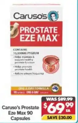 Pharmacy4Less Caruso's Prostate Eze Max offer
