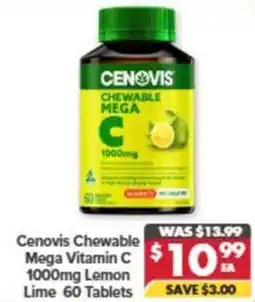 Pharmacy4Less Cenovis Chewable Mega Vitamin C offer