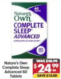 Pharmacy4Less Nature's Own Complete Sleep Advanced offer